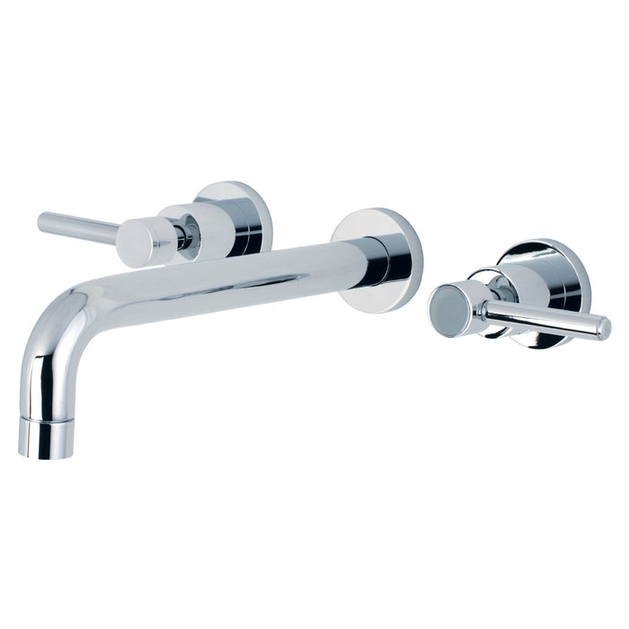 Concord KS8021DL Two-Handle 3-Hole Wall Mount Roman Tub Faucet, Polished Chrome