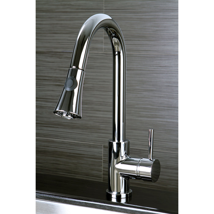 Concord LS8721DL Single-Handle Pull-Down Kitchen Faucet, Polished Chrome