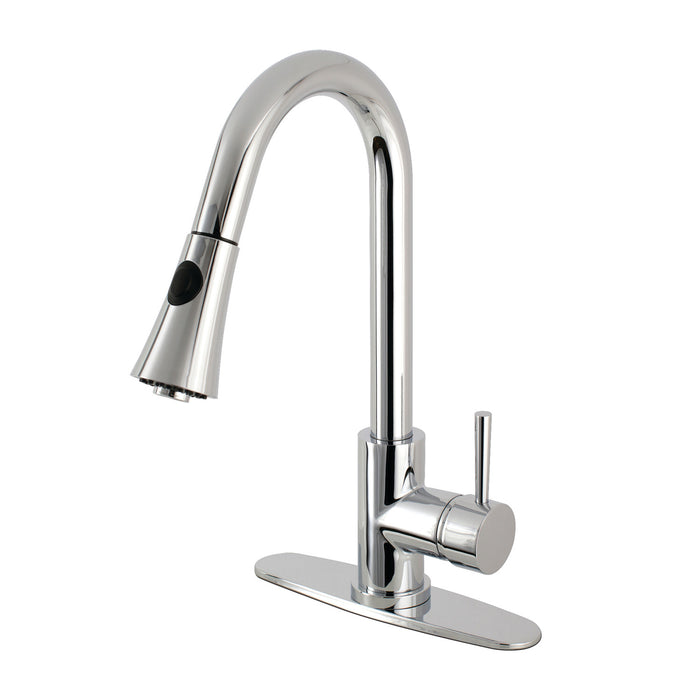 Concord LS8721DL Single-Handle Pull-Down Kitchen Faucet, Polished Chrome